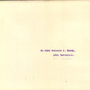 Soldier packet page