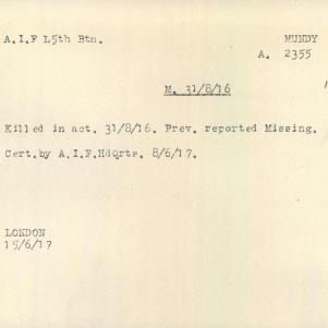 Soldier packet page