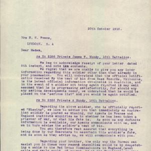 Soldier packet page