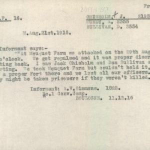 Soldier packet page