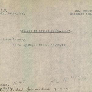 Soldier packet page