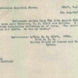 Soldier packet page