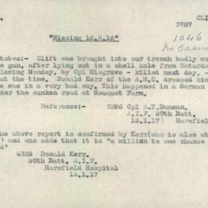 Soldier packet page
