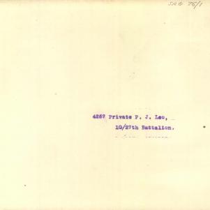 Soldier packet page