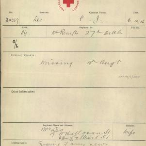 Soldier packet page