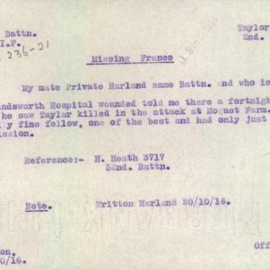 Soldier packet page