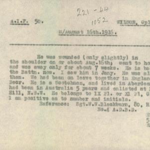 Soldier packet page