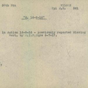 Soldier packet page