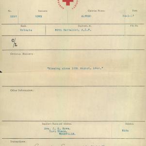 Soldier packet page