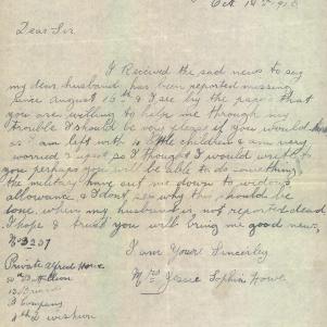 Soldier packet page