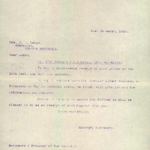Soldier packet page