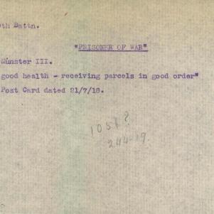 Soldier packet page