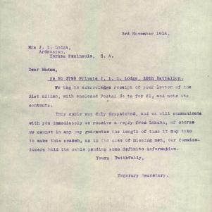Soldier packet page