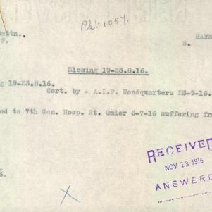 Soldier packet page