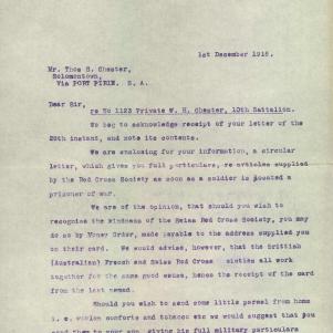 Soldier packet page