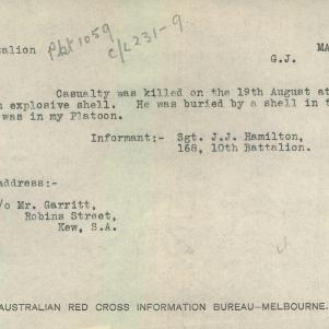 Soldier packet page
