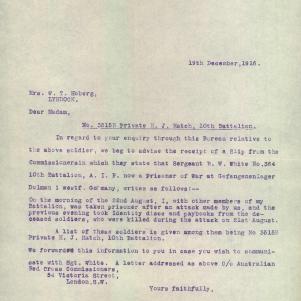 Soldier packet page