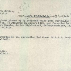Soldier packet page
