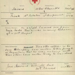 Soldier packet page