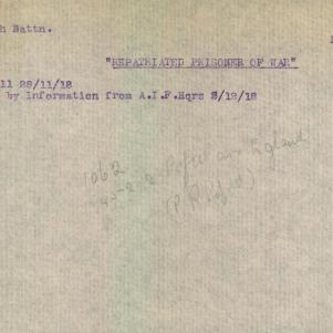 Soldier packet page