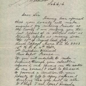 Soldier packet page