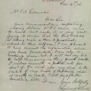 Soldier packet page