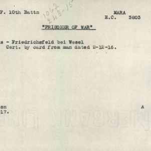 Soldier packet page