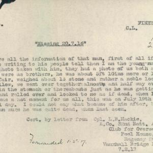 Soldier packet page