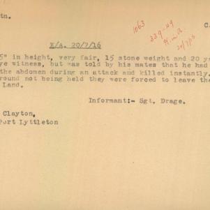 Soldier packet page