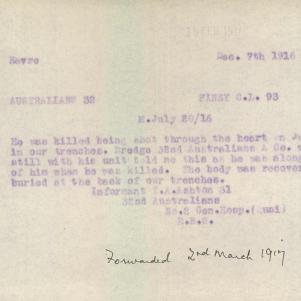 Soldier packet page