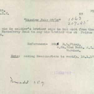 Soldier packet page
