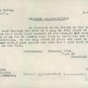 Soldier packet page