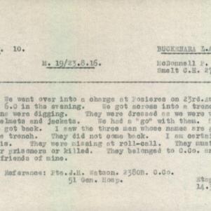 Soldier packet page