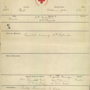 Soldier packet page