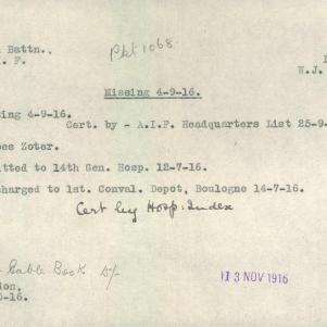 Soldier packet page