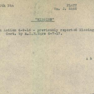 Soldier packet page