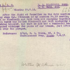 Soldier packet page