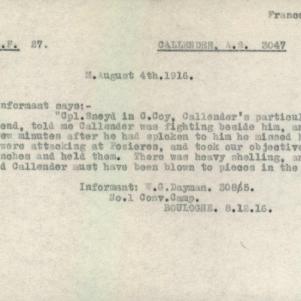 Soldier packet page