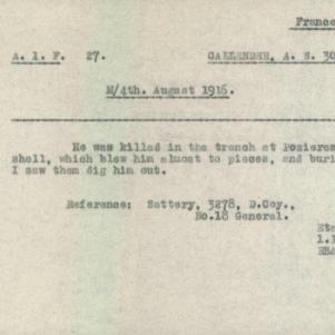 Soldier packet page