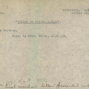 Soldier packet page