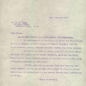 Soldier packet page