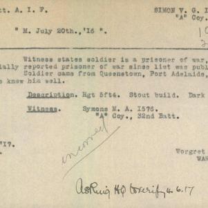 Soldier packet page
