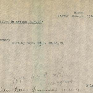 Soldier packet page