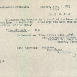 Soldier packet page