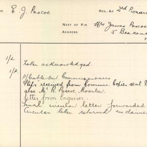 Soldier packet page