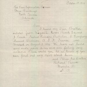 Soldier packet page