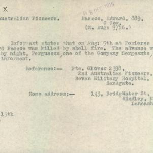 Soldier packet page