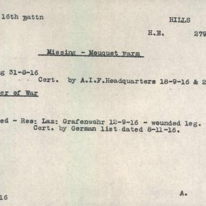 Soldier packet page