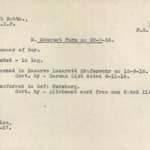 Soldier packet page