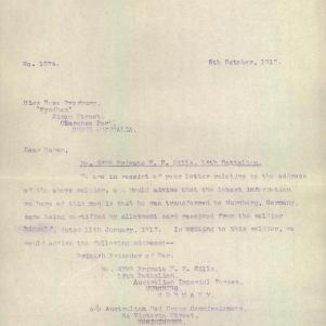 Soldier packet page